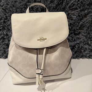 Coach Elle backpack in Signature Jacquard